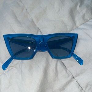 Celine Blue ‘Edge’ Cat Eye Sunglasses
